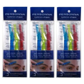 Personna Eyebrow Shaper For Men And Women - 3 Ea (Pack of 3) bundle