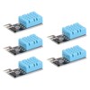 5PCS Temperature Humidity Sensor High Sensitivity Anti Interference Digital Sensor