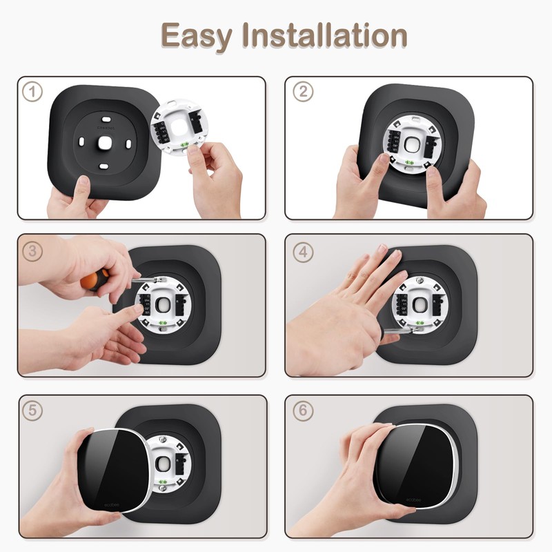 CaseBot Wall Plate for New 2025 ecobee Smart Thermostat Essential