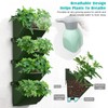 Gatyagff Vertical Wall Planter, 4 Packs Self Watering Wall Planters