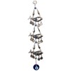 Turkish Blue Evil Eye (Nazar) 3 Lucky Carp Fish Amulet