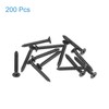 sourcing map M3.5 x 25mm Wood Screws Phillips Flat Head