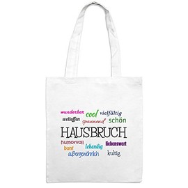 Jute Bag with City Name House Breaking Design Beneficial Effects – Colour White – Cloth Bag Jute Bag, Hipster Bag