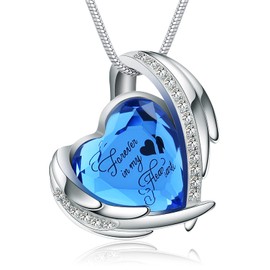 Cremation Jewelry Heart Crystal Urn Necklace for Ashes for Women, Stainless Steel Keepsake Urn Memorial Ashes for Women