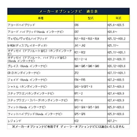 [T8-00J] Honda Manufacturer Option InterNavi Dedicated TV Can Be Watched While Driving Audio Settings TV Kit Coupler ON Type General Purpose Compatible Product [Shuttle Honda Internavigation