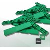 DOJA BARCELONA 6 mm Plastic Spacers, Green Spacers, Pack of