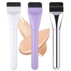 LIQWEI 3 Pcs Flat Foundation Brush, Spatula Brush Makeup Face