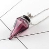 1PC Colorful Cone Bottle Aroma Essential Oil Diffuser Pendant Necklace
