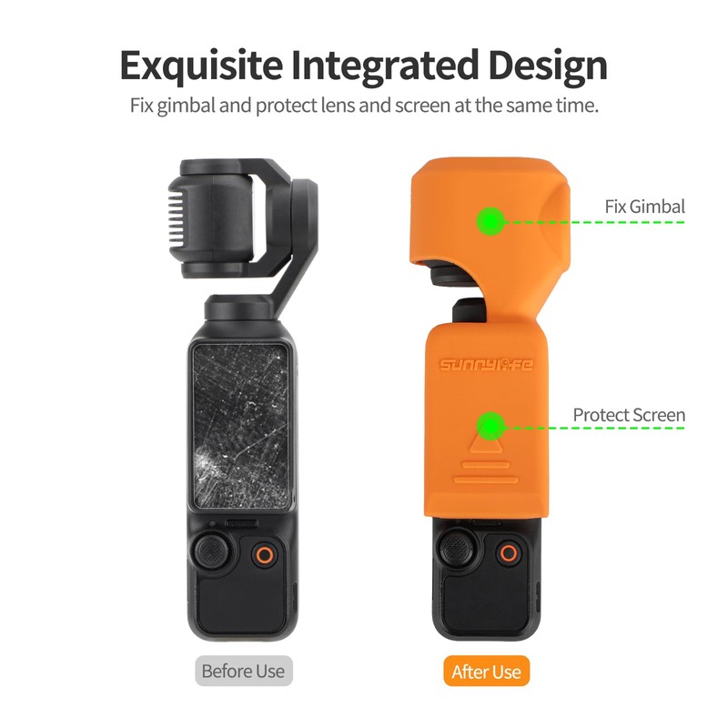Twaxl Silica Gel Cover Protective Cover for DJI Osmo Pocket