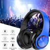 Over Ear Kids Bluetooth Headphones, Colorful LED Lights Headphones with