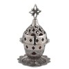 Christian Orthodox Nickel Plated Vigil Lamp (9353 N)