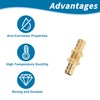 Brass Hose Connection Adapter, Pack of 6 10 mm Hose