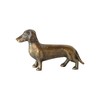 Creative Co-Op Antique Cast Aluminum Dachshund Accent Decor, Brass