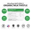 MISS PEP Milk Thistle,500 Mg Milk Thistle Supplement Per Capsule,Liver