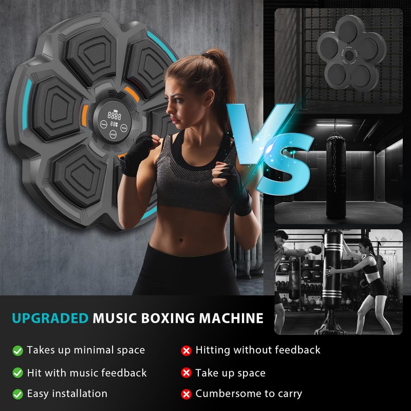 New Music Boxing Machine for Adults and Kids, Training Machine