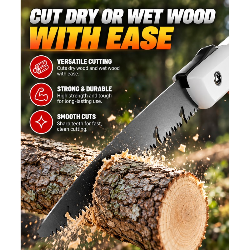 Folding Hand Saw for Tree Pruning and Wood Cutting –