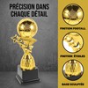 Toyvian Trofeo Calcio Coppa del Mondo Palloncino Dorato Design Creativo