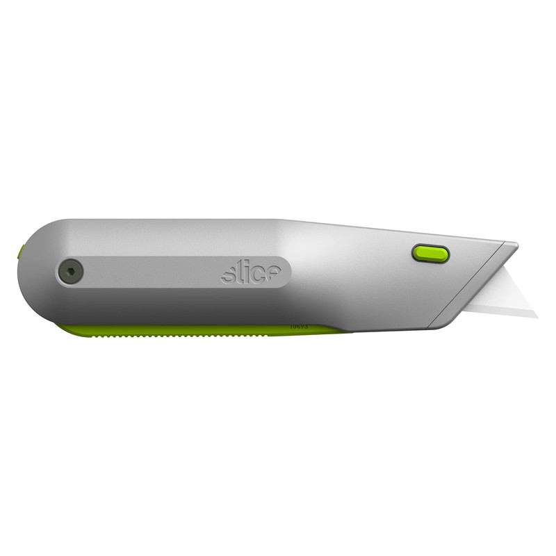 Slice 10493, Squeeze Knife Box Cutter, Ceramic Blade, Finger Friendly,