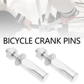 LT Easiyl 8Pcs Bike Cotter Pins 9x42mm Bicycle Pins Foot Bearing Wedges Crank Wrench Cycling Accessories Crank Chainwheel for Bicycle Moped