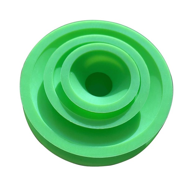 Green Piece® Universal Plug Caps for Cleaning, Storage, Glass and More Silicone Cleaning Caps/Plugs (Psychedelic - Pack of 2) Colors Vary
