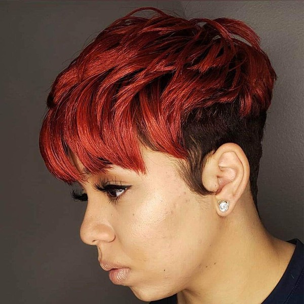 BeiSD Short Colored Hair Wigs for Black Women Short Hairstyles for Women Newest Short Colorful Hairstyles (89482)