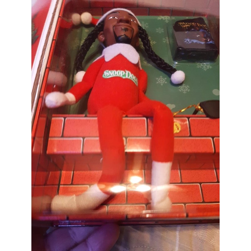 Snoop on the Stoop 12” Snoop Dogg Christmas Red Plush