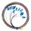 Terizger 12 Strand Fiber Optic Pigtail LC/UPC Single Mode Low