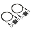 PATIKIL Security Steel Cable with 3 Digit Combination Lock, 2