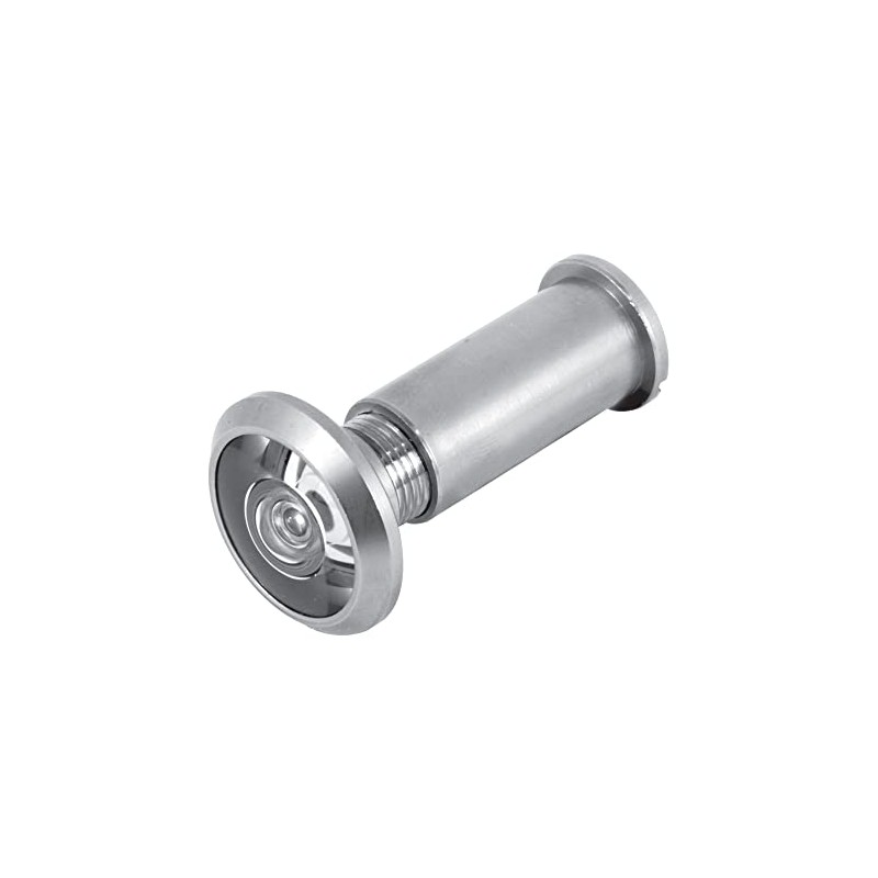 Prime-Line 0.56 in. Dia. 200 deg. Satin Nickel Brass Door