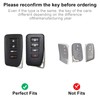 Cute Bling Key Fob Cover for Lexus, Diamond Cut TPU
