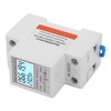 LCD Digital Electricity Meter Single Phase 2 Pin DIN Rail