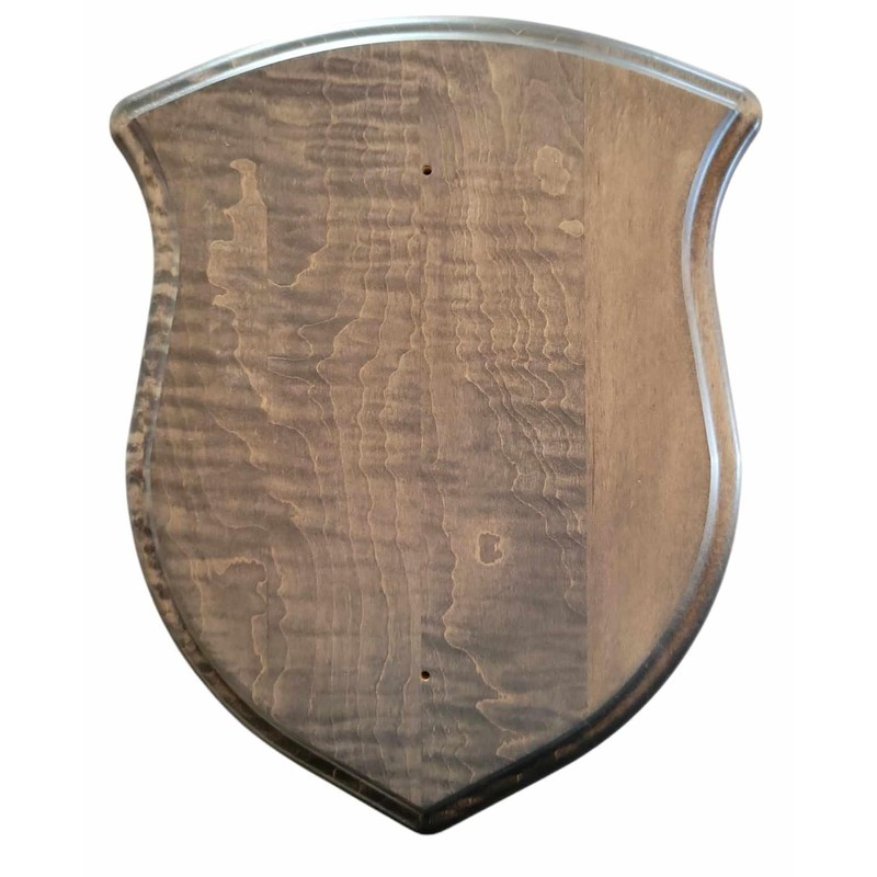 Whitetail Deer Antler Mounting Kit, Solid Wood Plaque, Includes All