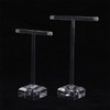 CENPEK 4 x Clear Acrylic T Shaped Earring Display Stand