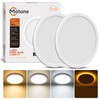 Matane 2Pack Dimmable Flush Mount Ceiling Light Fixture with Night