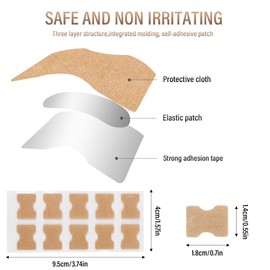 OHREN 100Stück Pflaster Schnell und Effektiv Zehennagel Behandlung Nagelreparatur für Beschädigte Nägel und das Erscheinungsbild verfärbter Nägel