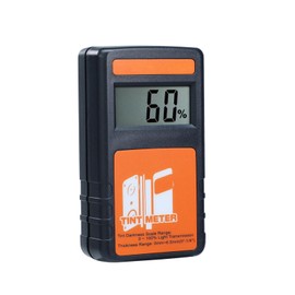 Window Tint Meter Window Tint Reader, 100% VLT Visual Light Transmission Tester Continuous Measurement Transmitter and Receiver Tint Meter for Car Vehicle Window Curtains