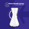 Chemex Pour-Over Glass Coffeemaker - Colored Glass Handle Series -