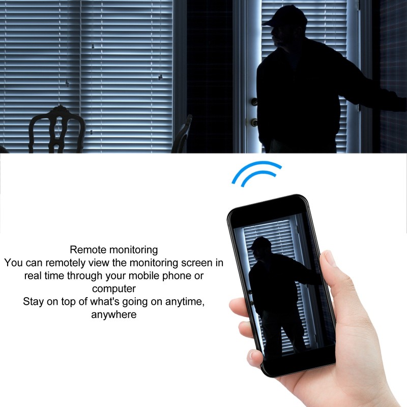 Wireless WiFi Camera HD 1080P Night Vision PIR Body Sensing