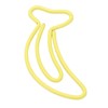 100pcs Paper Clips Portable Mini Cute Banana Shape Rustproof Electroplated