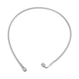 TUCKBOLD an-4 Turbo Oil Feed Line Kit 2.66ft Pressure Remote Turbocharger Oil Drain Return Line with Adapter 1 Set