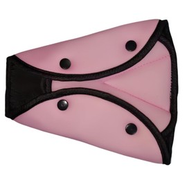 HUAZEXINX Universal Adjustable Child Car Seat Belt Pad & Cover – Comfortable Safety Belt Protector Cushion for Kids​ (Pink)