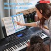 Piano Chord Chart Reference Guide, A4 Size (Piano)
