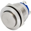 Lumonic Stainless Steel Push Button Raised 19 mm Diameter Button