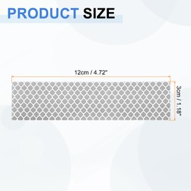 HARFINGTON 20 Rolls Reflective Tape 1.18" x 4.72" High Visibility Reflective Adhesive Stickers Outdoor Waterproof for Trailer Trucks Bike Car Motorcycle Helmet Mailbox, White