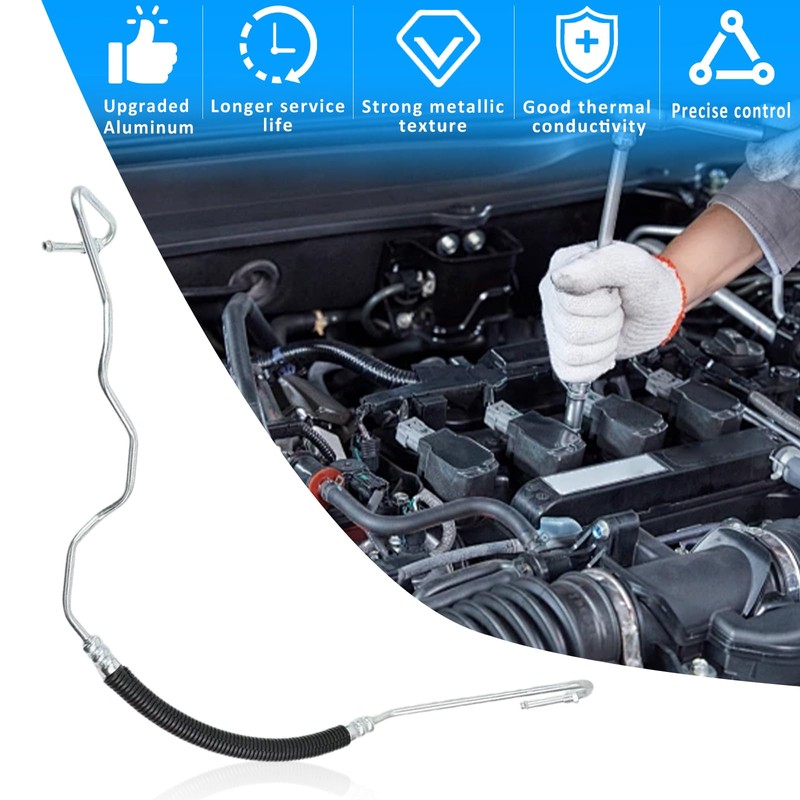 Power Steering Pressure Hose Diesel Return Hydroboost Compatible for Sierra