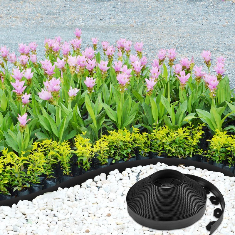 Sasylvia 2'' x 200' Landscape Edging Kit Edging Border Coil