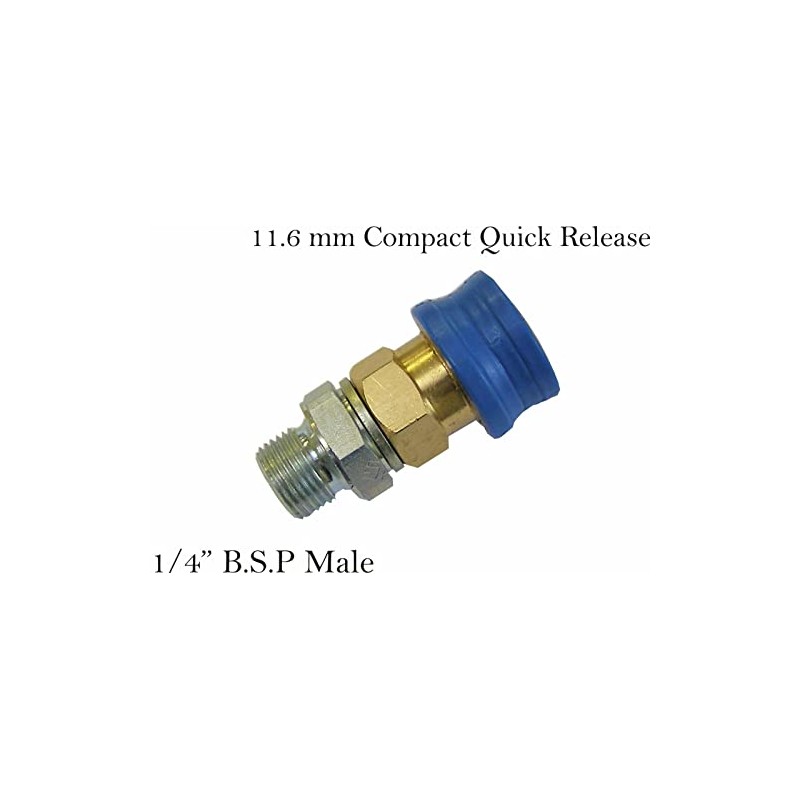 PWPUK Pressure Washer Jet Wash Compact Quick Release 1/4"M x