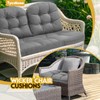 Tycdiose All Weather Wicker Chair Cushions of 3 Pieces, Waterproof