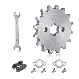 Bccxzm 428 16T 17mm Motorcycle Front Engine Sprocket for 50cc 70cc 110cc 125cc 140cc 160cc Honda TaoTao Roketa Coolster Sunl Lifan Chinese ATV Quad Dirt Bike..