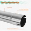 PM PERFORMOTOR 45 Degree DIY Custom Mandrel Exhaust Tubing, 3"